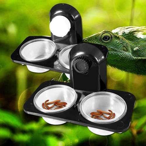 1pc reptile food bowl crested - 1pc,